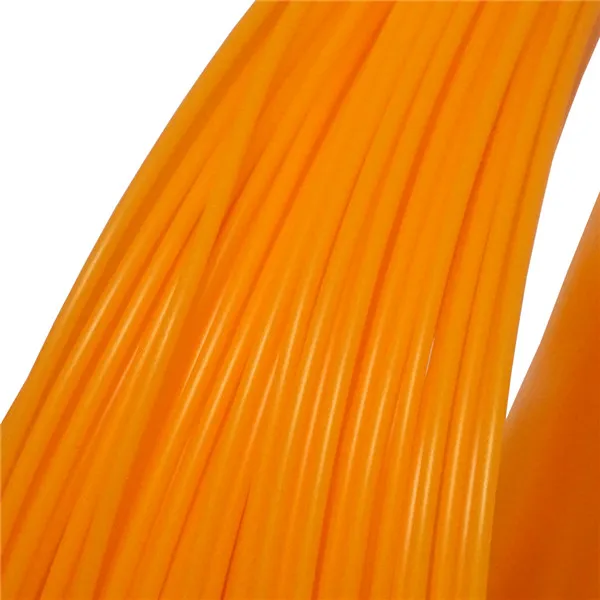 10 м x 24 цвета PLA 3D печатный материал 3D Ручка нить PLA 1,75 мм пластиковые пополнения для 3D Impresora чертежный принтер Ручка Pecil - Цвет: Оранжевый