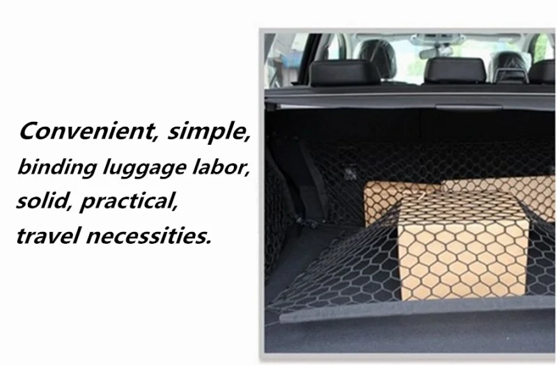 Задняя сетка для багажника/минимальных окладов Стиль грузовая сеть хранения всякой всячины Сумка подходит для Toyota RAV4 4runner FJ Cruiser датчик расхода воздуха Camry