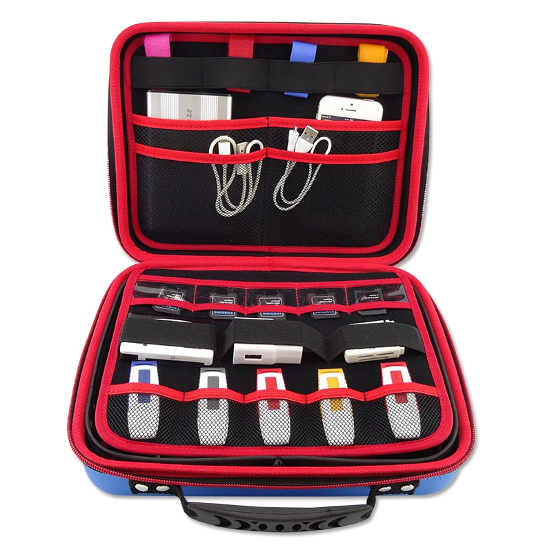 GUANHE 35 pulgadas de gran tamaño USB Drive organizador de accesorios electrónicos funda/bolsa de d