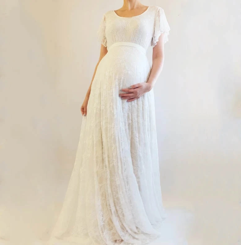 High waist wedding gown Clearance