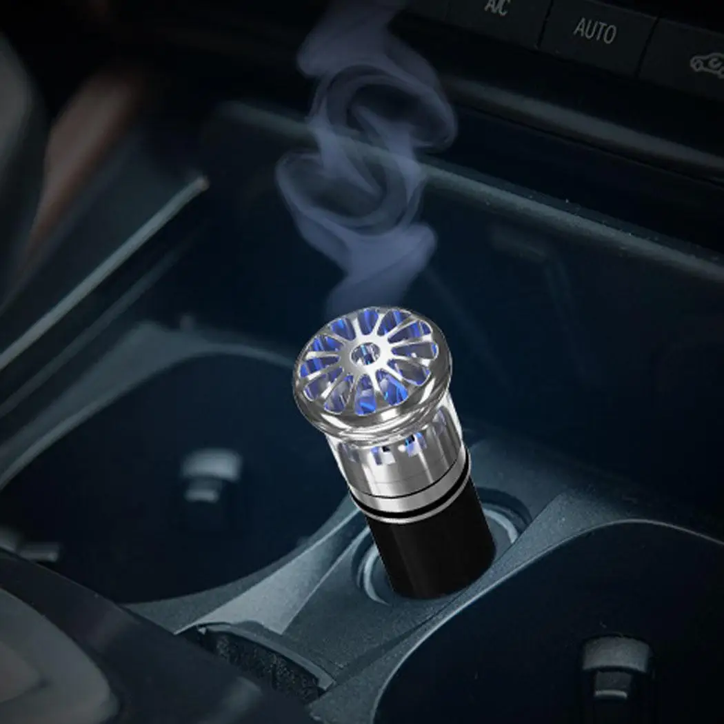

2019 Mini Car Ionizer Air Purifier Auto Office Oxygen Ionizer Air Purifier Air Freshener for Car Accessories figarette Lighter