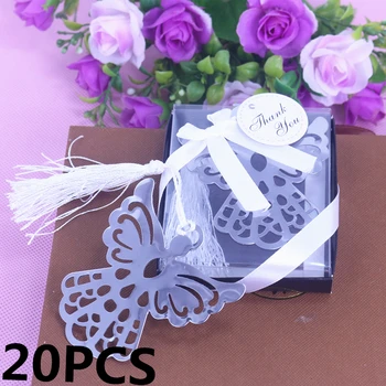 

20PCS Angel Silver Metal Bookmark For Birthday Baby Shower Souvenirs Event Party Supplies Wedding Favors and Gifts For Guests