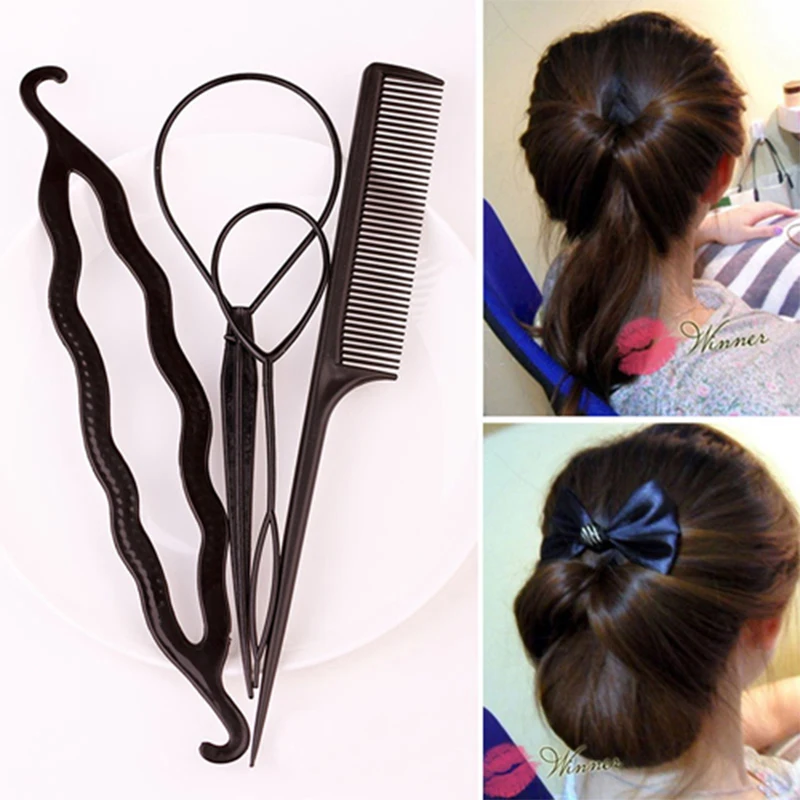 Четыре-комплект из двух предметов в Корейском стиле Hairband Мода Diy Пластик смолы плиты волос инструмент для Для женщин Девушка творческая волос Стиль украшения