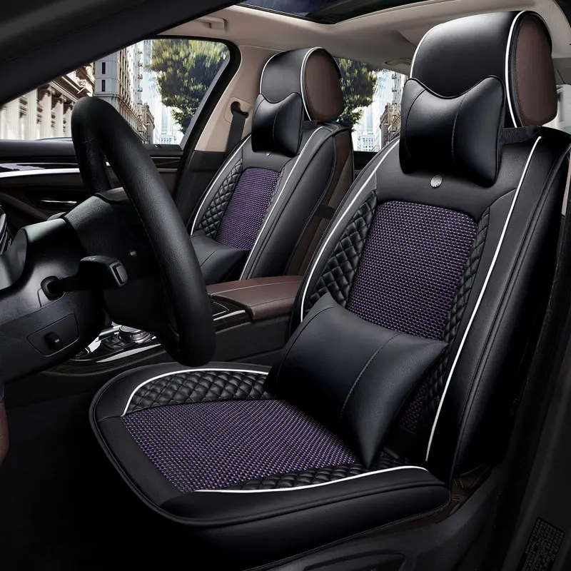 PU leather car seat cover Universal auto seat cushion for hyundai sonata tucson ssangyong ssang yon