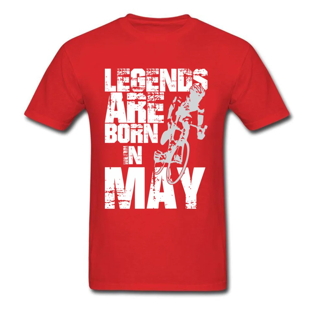 Legends Are Born In May - Cycling_red