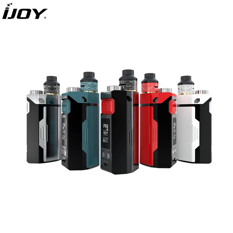 

100% Original Ijoy RDTABOX TRIPLE KIT 225W Box MOD Vape with built-in huge 12.8 ml Tank with IMC-10 IMC-Coil 3 Deck