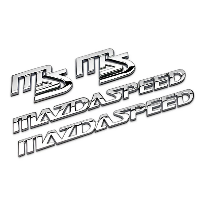 Dsycar 1Set 3D Metal MAZDASPEED Car Side Fender Rear Trunk Emblem Badge Sticker Decal for MAZDA 3 6 Car Styling Decorative Dsycar 1Set 3D Metal MAZDASPEED Car Side Fender Rear Trunk Emblem Badge Sticker Decal for MAZDA 3 6 Car Styling Decorative