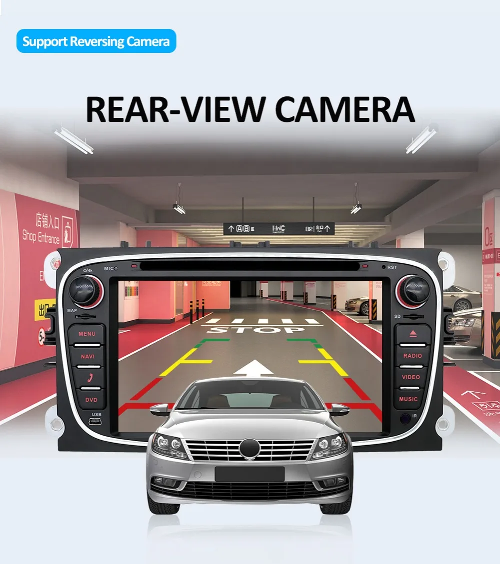 Cheap Bosion Car Multimedia Player Android 9.0 GPS 2Din Car DVD Player For Ford/Focus/S-MAX/Mondeo/C-MAX/Galaxy car radio with Wifi BT 11