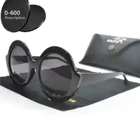 2019 Custom Made สายตาสั้น Minus Polarized เลนส์แว่นตากันแดดผู้ชาย Designer กรอบแว่นตาสแควร์ดวงอาทิตย์แว่นตาชาย FML