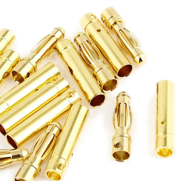 

High Quality 4mm Inside Dia Male Female Banana Plug Bullet Replacement 10 Pairs