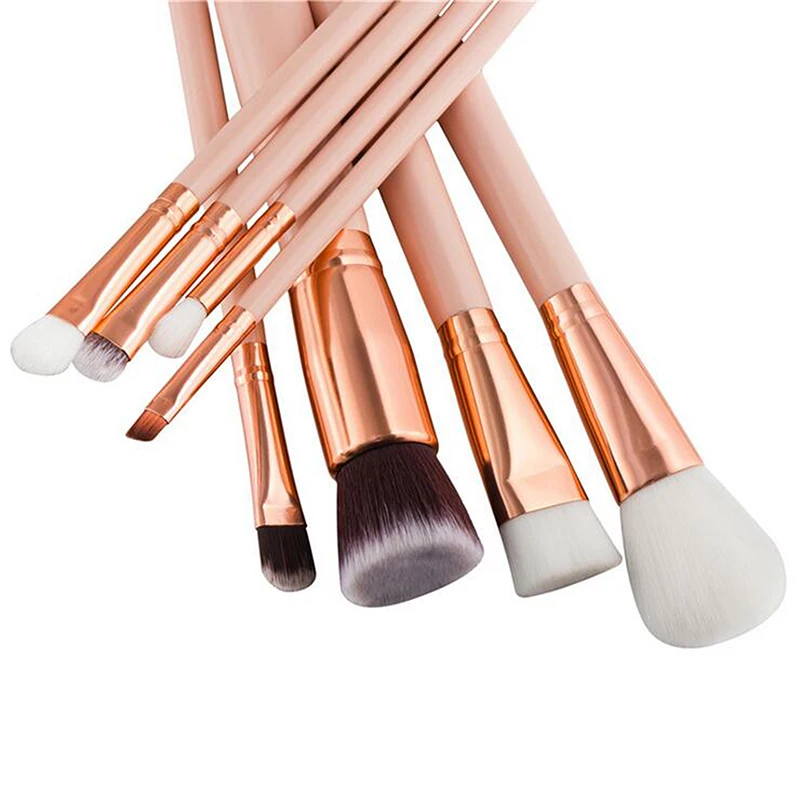 Professional Eyes Makeup Brushes Set 8Pcs Nature Hair Eye Shadow Contour Blending Smudge Makeup Tools Kit High Quality (4)