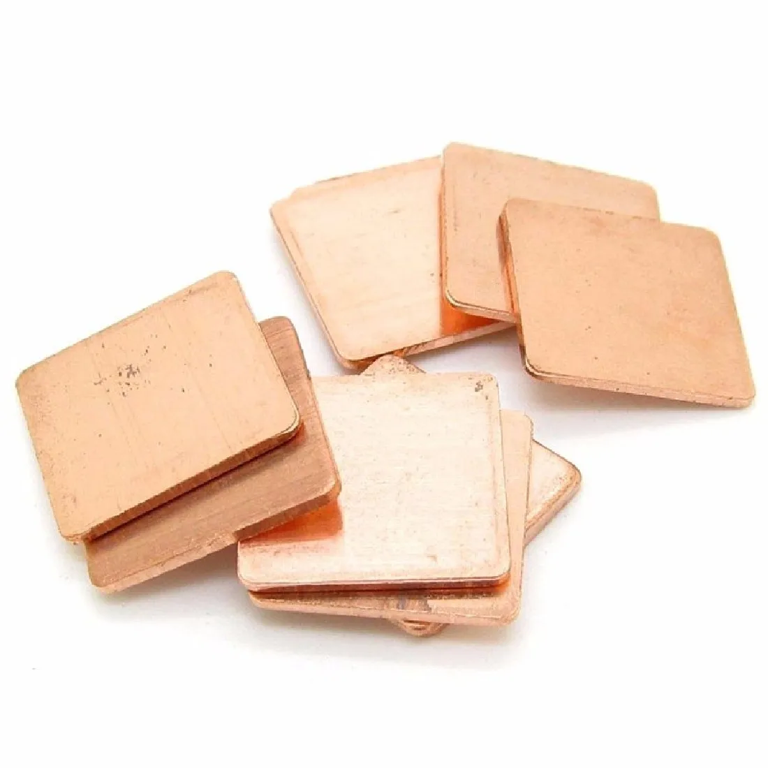 10 шт. медные прокладки для процессора ноутбука 15 х15х0 5 мм|thermal pad|processor coolingcooling heatsink