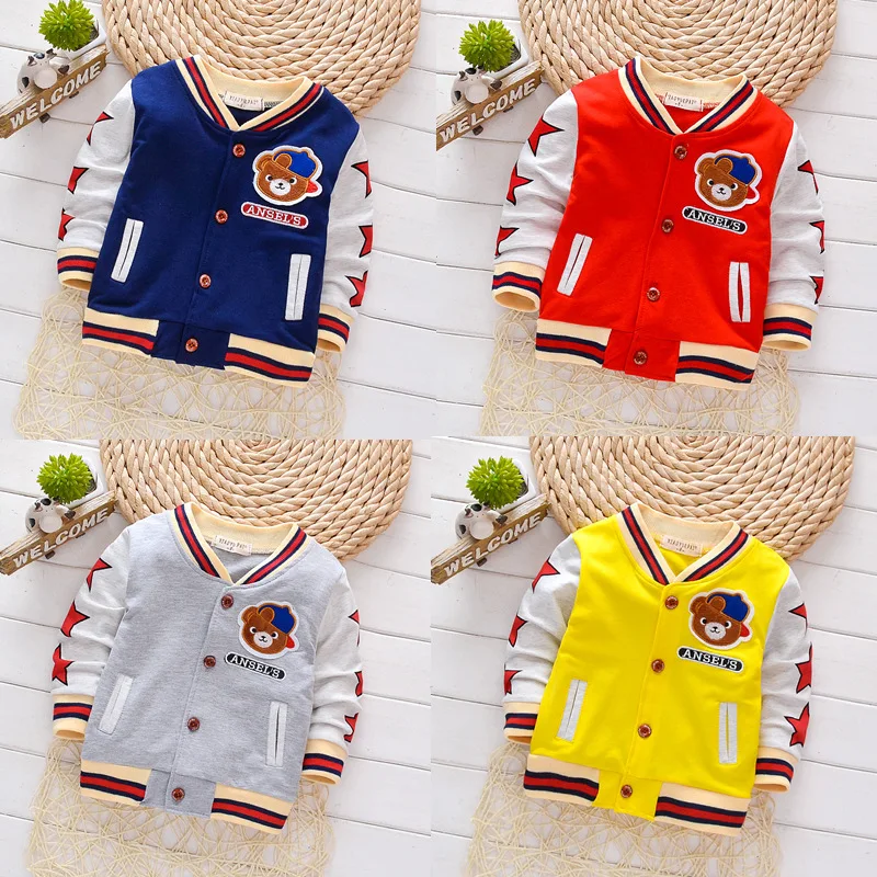 

Autumn Cotton Girls Jackets Children Clothing Boy Outerwear Kids Coat Casual Newborn Fashion Boys Jacket Baby Clothes Girl Coats