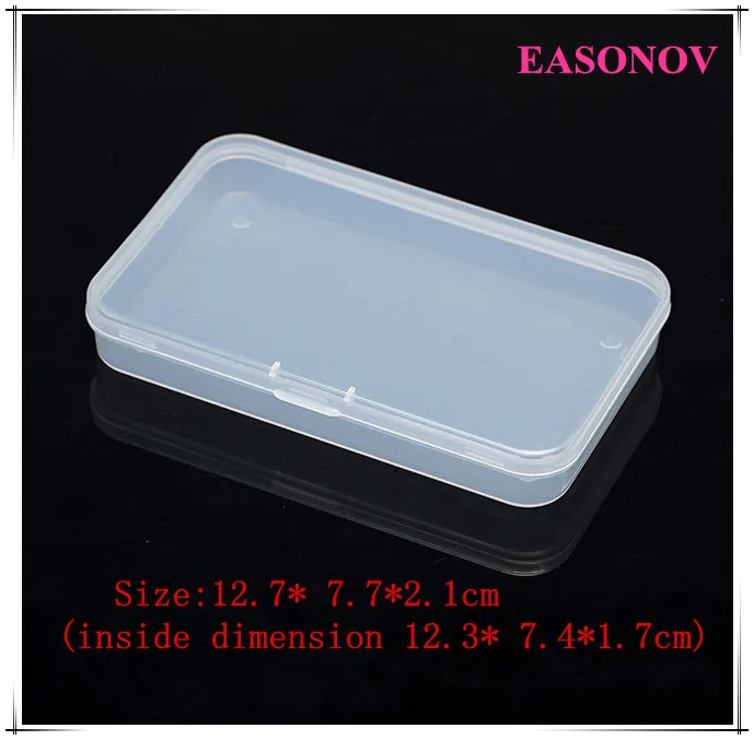 

New pp transparent plastic box storage box rectangular box 5pcs / lot