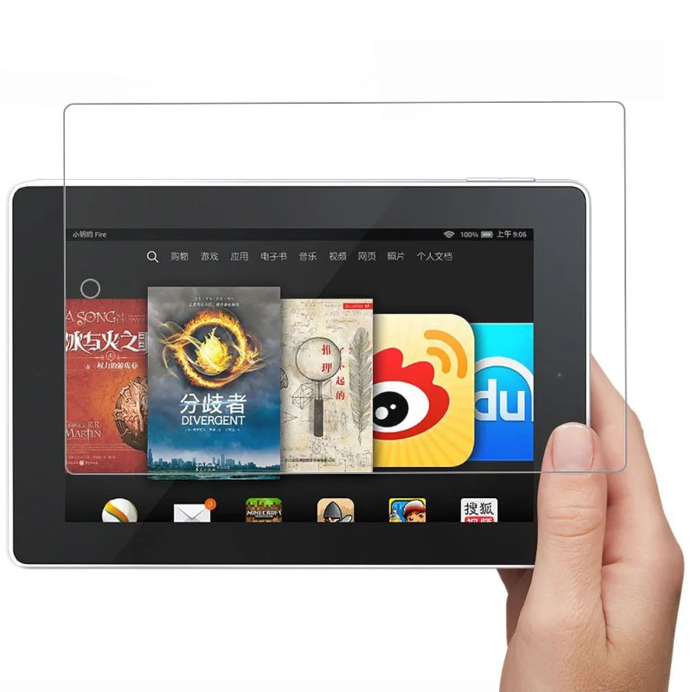 Закаленное стекло Защитная пленка для Amazon Kindle Fire HD 7 2015 планшет | Компьютеры и офис