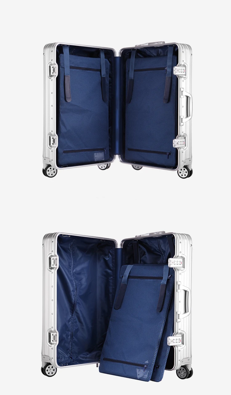 KAWEIDA 2" 24" 2" дюймов Алюминий Дорожный чемодан ручной чемодан тележка с чемодан с колесами