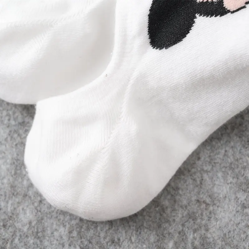 Летние тонкие женские лодочные носки с рисунками из мультфильмов, Креативные хлопковые забавные носки для животных для женщин Kawayi, новые Нескользящие невидимые носки для девочек