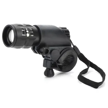 

Zooming 360lm 3-Mode LED flashlight with Bike Mount Bike Light P4-WC LED Flashlight Torch Bicycle Light (3* AAA)