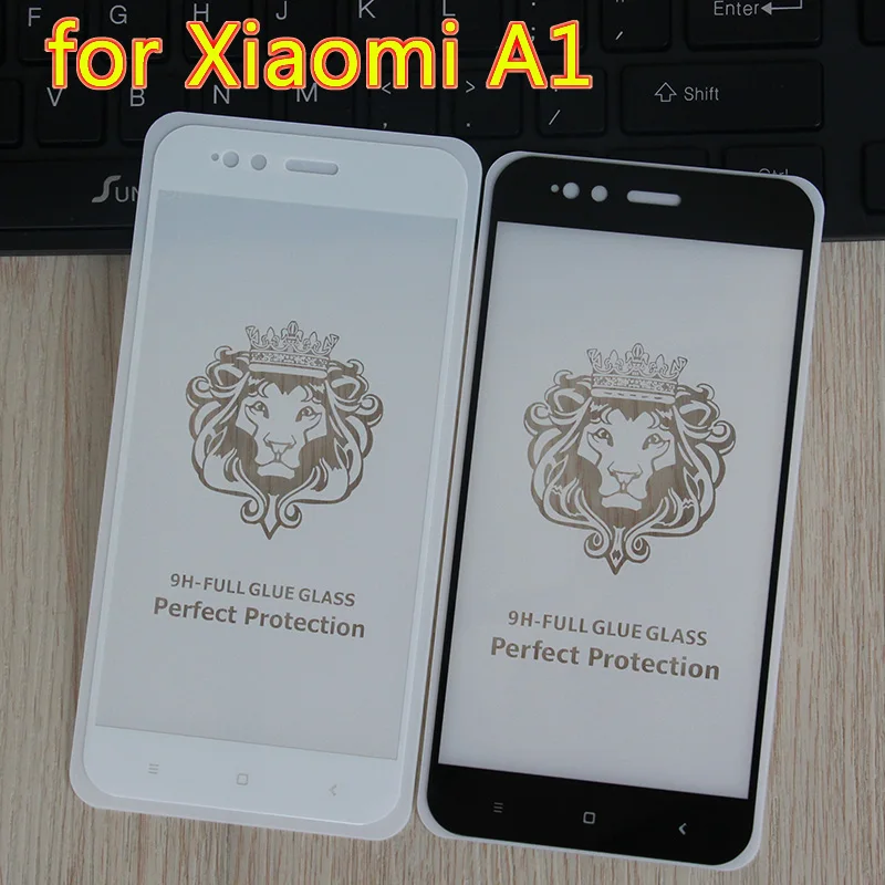 Защита экрана для Xiaomi Mi A1 полное покрытие закаленное стекло 5X 9H ультра тонкая