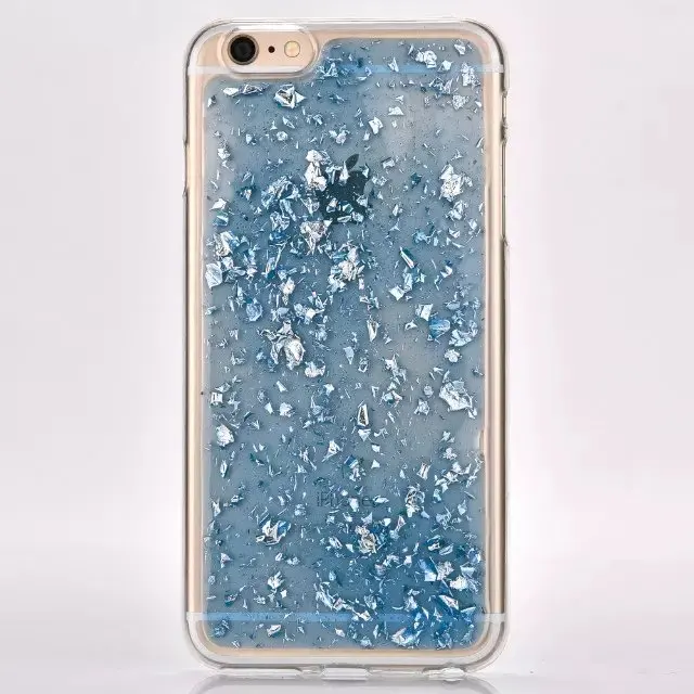 Синий Чехол для iphone 6, 6 S, 7, 8plus, 11 iphone X XS MAX XR Капа роскошный эксклюзивный настроить имя личные блеск мягкий чехол для телефона Fundas - Цвет: Синий