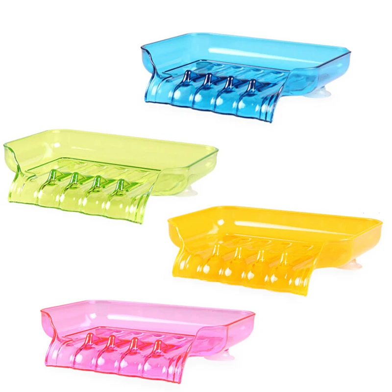 ملحقات الحمام البلاستيك حامل الصابون الإبداعية الصابون طبق تخزين المنبر المطبخ أداة الحاويات حمام السلع كيت Banheiro هل