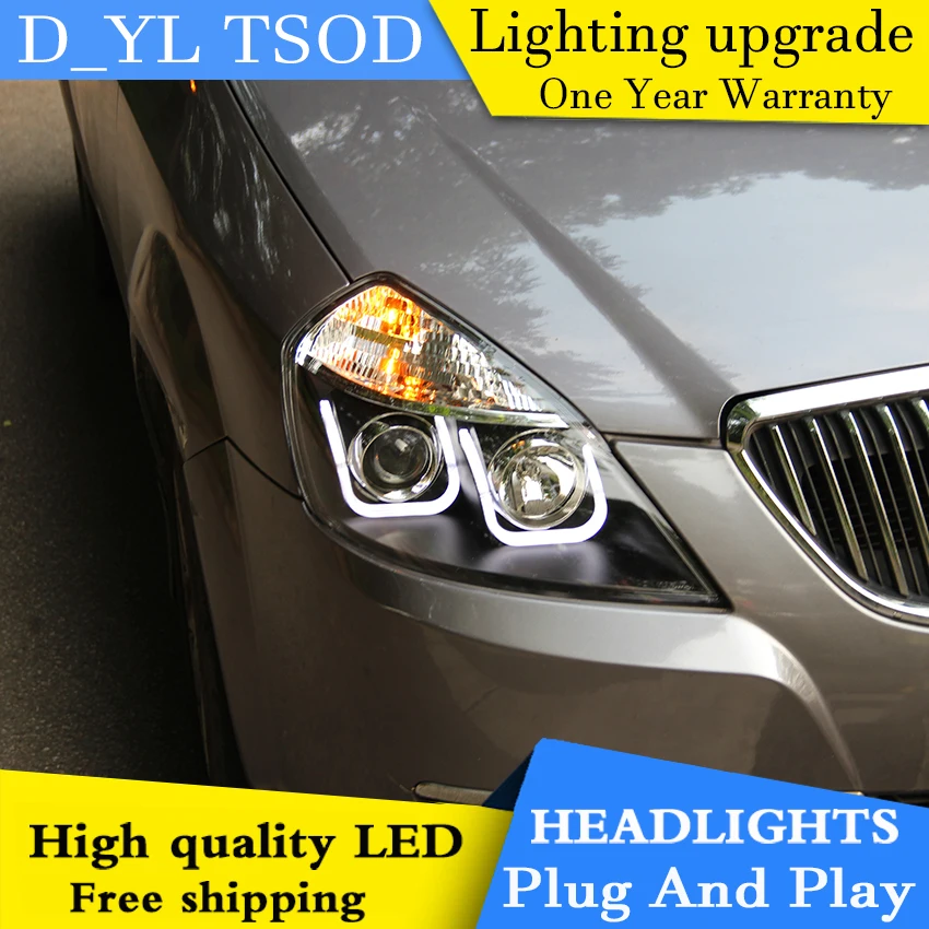 Автоматическое освещение Стиль светодиодный налобный фонарь для Buick Excelle фары 2008
