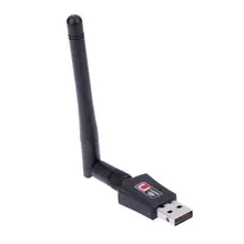 Беспроводная сетевая LAN Карта WiFi USB адаптер 150 Мбит/с 2дб 802.11b/n/g беспроводная антенна