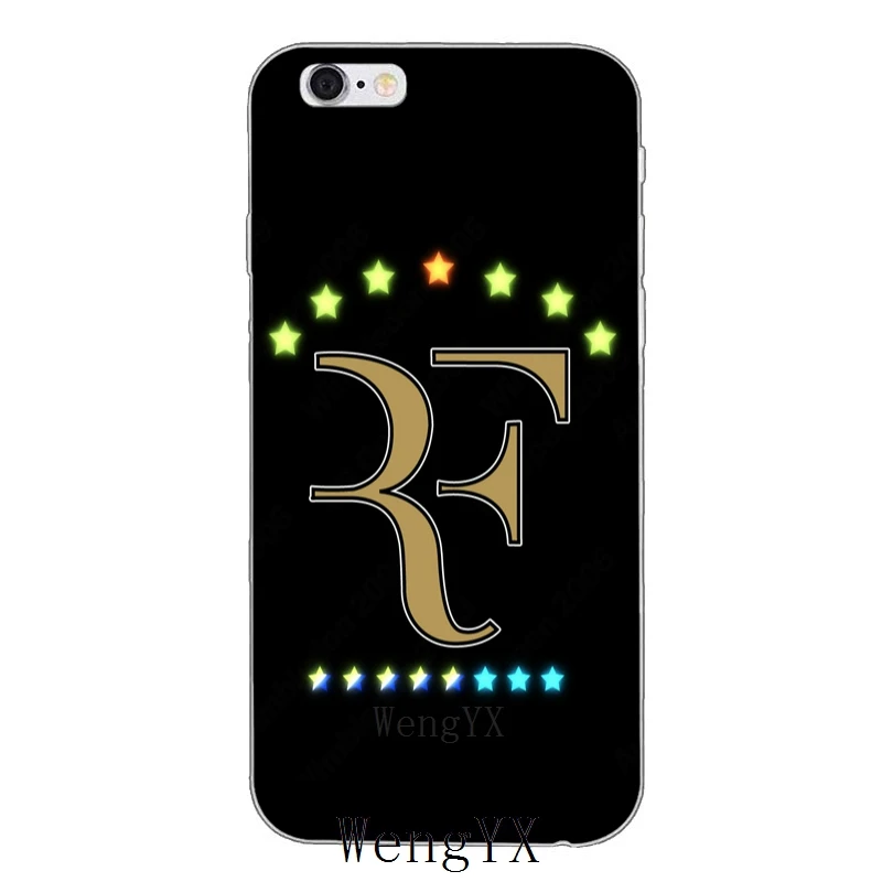 Tennis Roger Federer RF logo Soft phone case For Huawei Honor 4c 5c 5x 6x V10 Y5 Y6 Y7 II Mate 8 9 10 P8 P9 P10 Lite plus - Color: RogerFedererA06