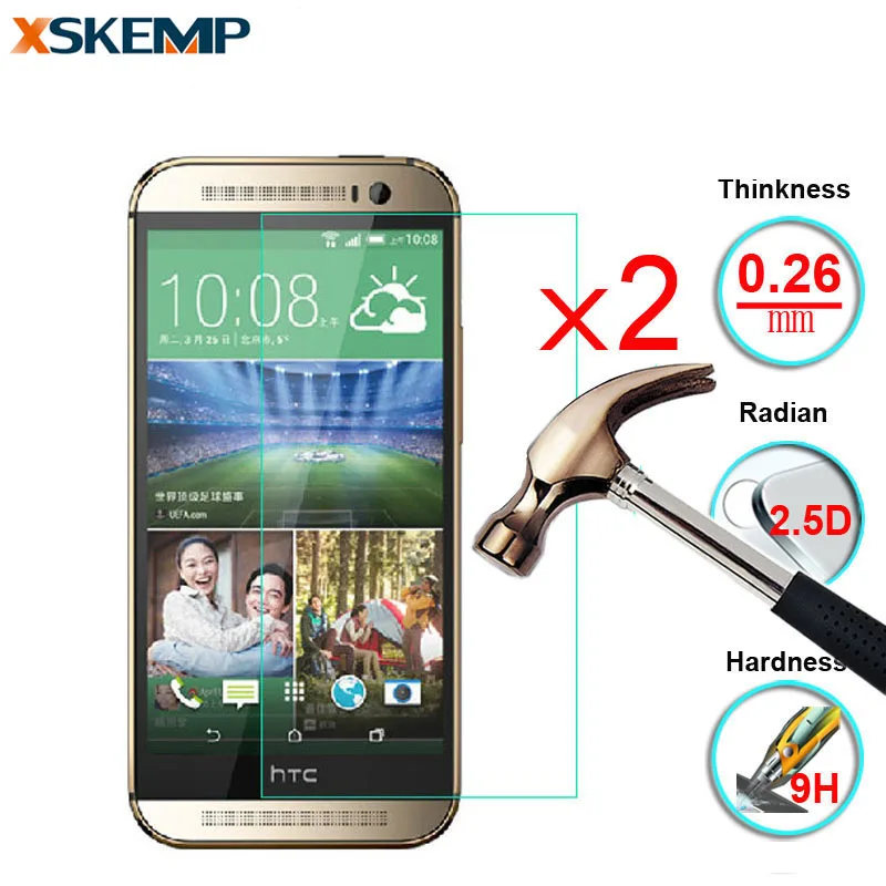 2 шт Передняя пленка прозрачная для HTC Desire 530 825 628 S9 Взрывозащищенная защитная из