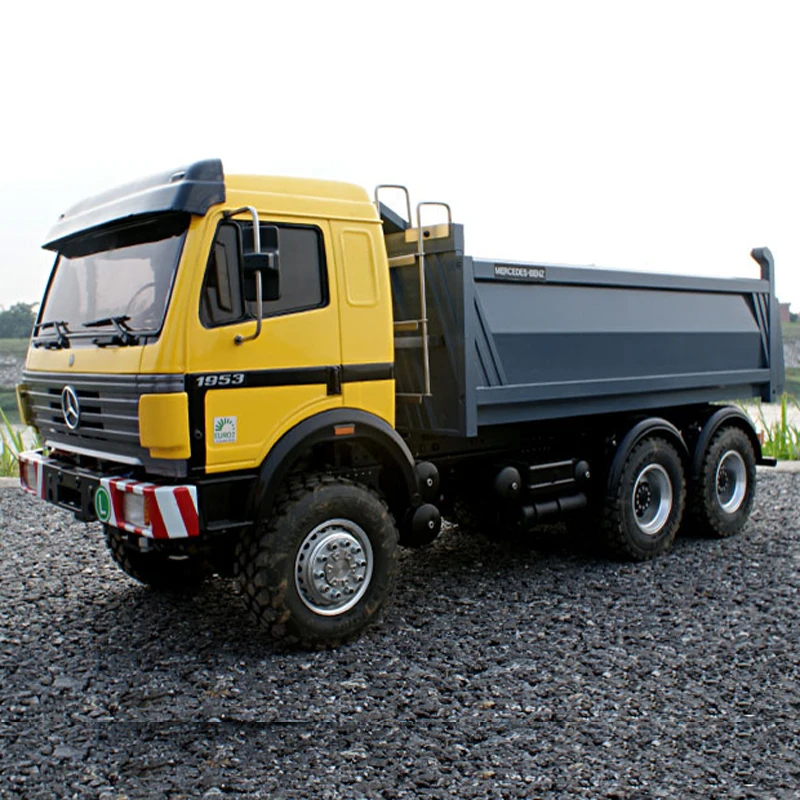 1/14 грузовик benz Actros полный привод 6X6 гидравлический самосвал с высоким крутящим