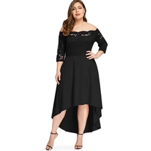 ROSE GAL summer dress Plus Size Off Shoulder High Low Lace Dip Hem Party long Dress Women Elegant Dress Maxi Dresses Vestido ROSE GAL summer dress Plus Size Off Shoulder High Low Lace Dip Hem Party long Dress Women Elegant Dress Maxi Dresses Vestido
