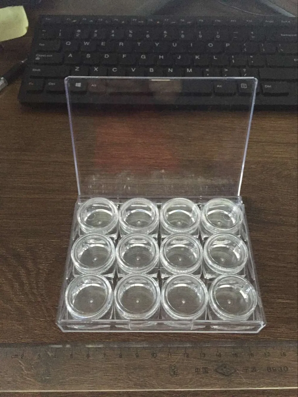 5g(12pcs/lbox) SQUARE PS Cream Jar Cosmetic Container Makeup Canister Sample Packaging 2000box/lot | Красота и здоровье