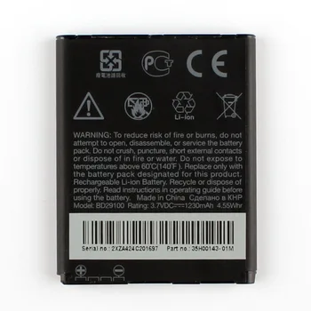 

High Capacity Phone Battery For HTC G13 A310e A510c A510e HD3 HD7 T9292 T9295 Wildfire S A510E BD29100 1230mAH