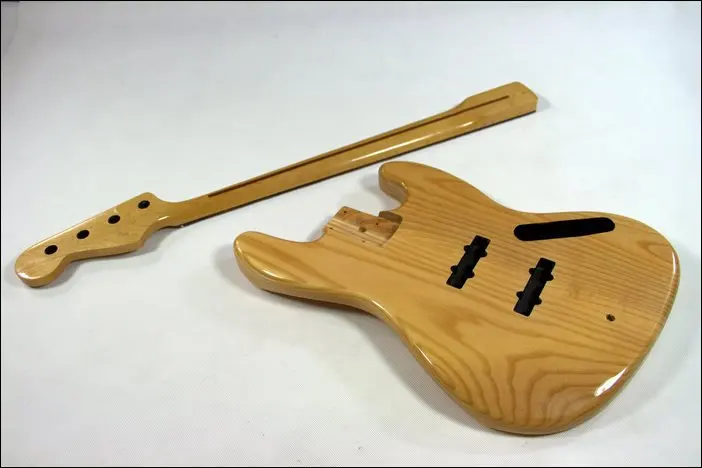 Старшая деревянная бас гитара комплект пепельного тела Канадский кленовый