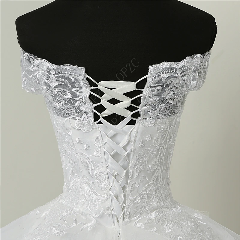 30% скидка класса люкс с кружевом и вышивкой Свадебные платья 100 см длинное платье со шлейфом, милое Элегантное свадебное платье больших размеров платье невесты Robe De Mariage