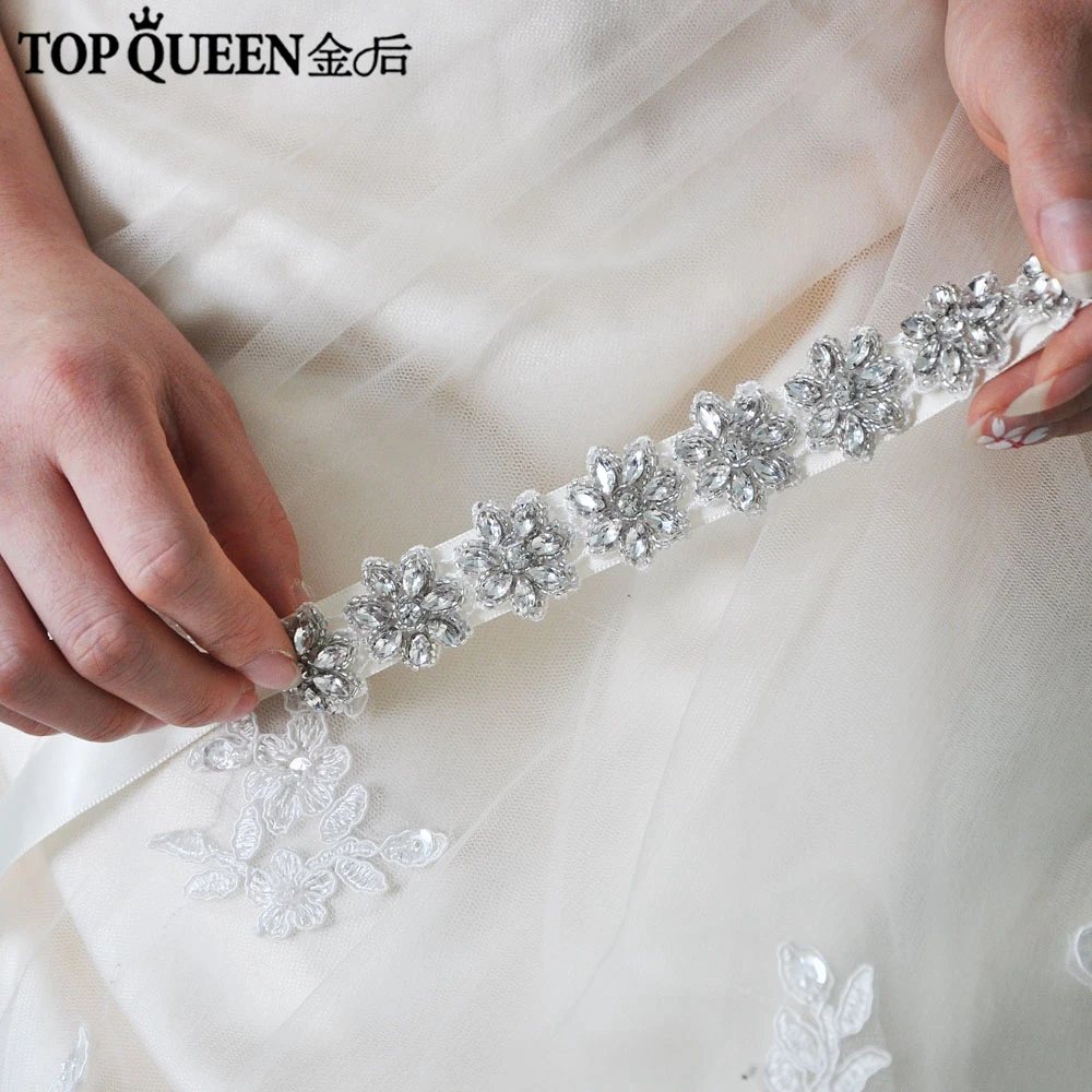 TOPQUEEN H163 Свадебные повязки на голову; Свадебные украшения для волос; свадебное украшение с жемчужина и кристалл свадебные головные уборы Быстрая