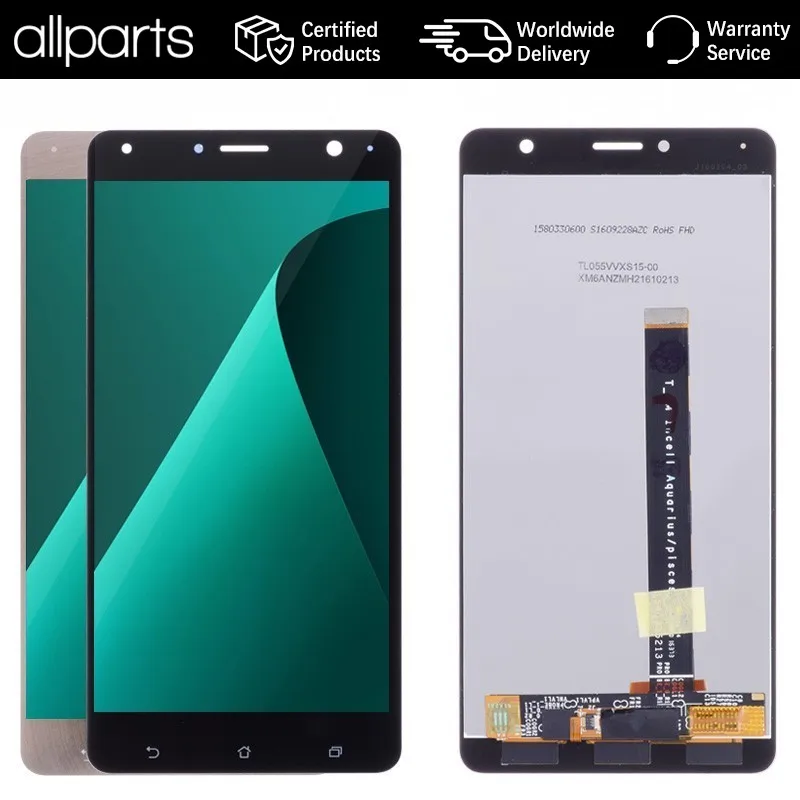 T-PARTS Original 5.5'' IPS Display For Asus Zenfone 3 Deluxe LCD Touch Screen Z01FD Digitizer Replacement Parts | Мобильные
