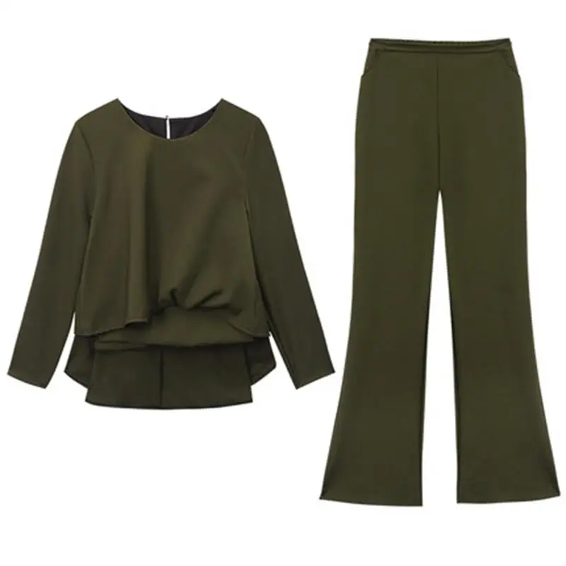 1 Pantalon 2 Printemps Mode Costume Deux Nouvelle pièce Large De Jambe xTzfTwYq