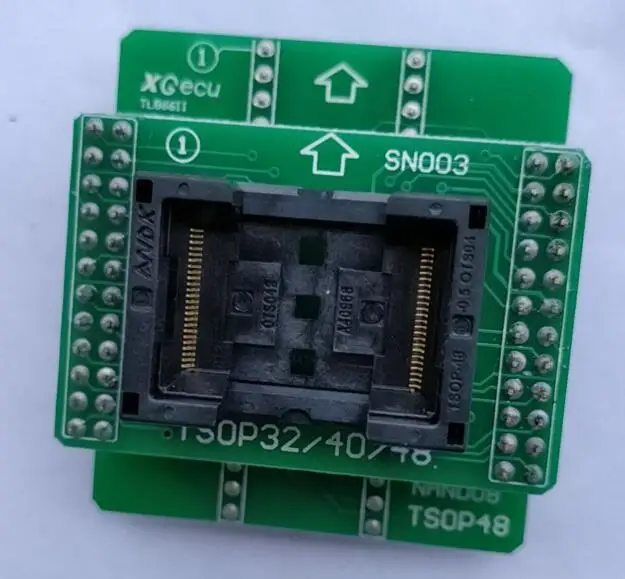Бесплатная доставка адаптер ANDK TSOP48 NAND только для xgecu minipro TL866II plus программатор flash