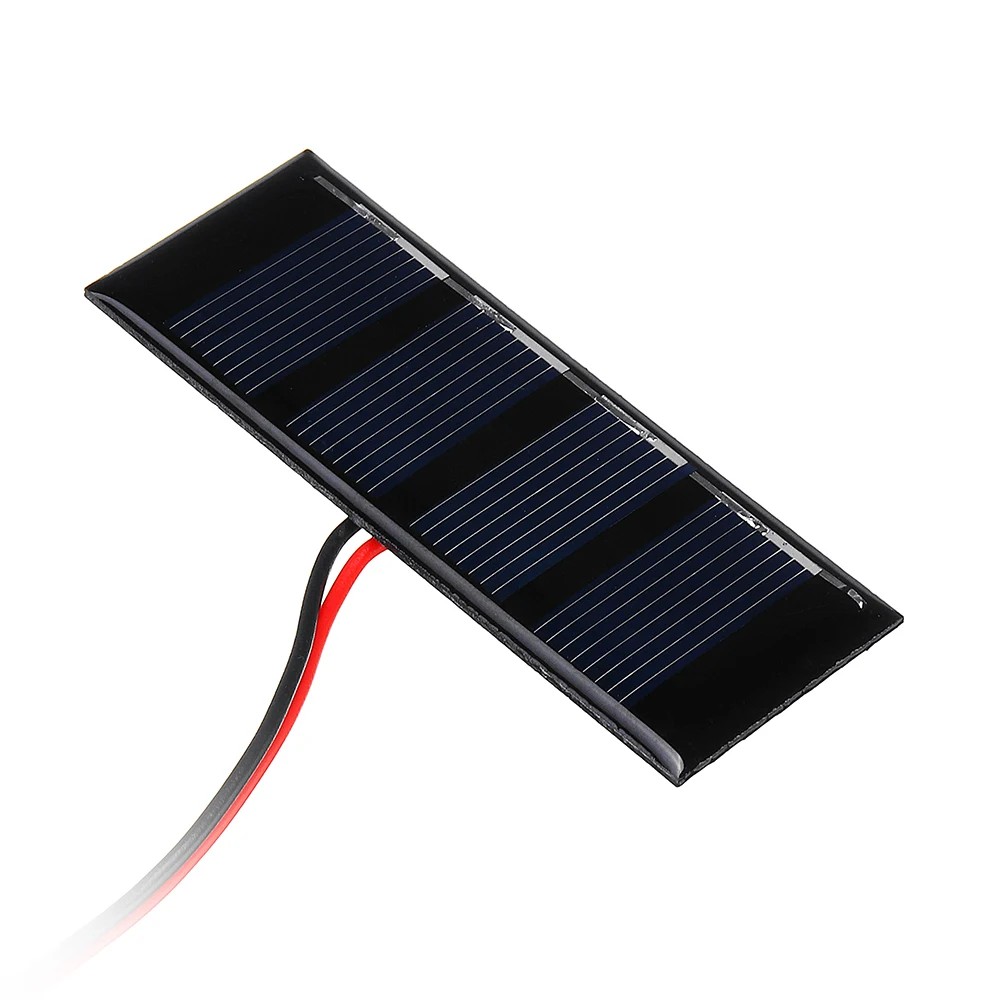 LEORY 0.2W 2V DIY Solar Panel Polycrystalline Silicon Epoxy Board With Wire Mini Solar System DIY For for Part 78.8*28.3mm