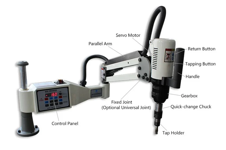 CE 220V M3-M16 универсальный тип электрические гайконарезной станок Tapper Резьбонарезной инструмент машина-Рабочая машина для резьбы кранов с патронами