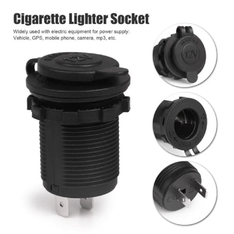 

Waterproof Car Boat Motorcycle Charger 12-24V Car Cigarette Lighter Socket USB Charger Power Adapter For smart phone