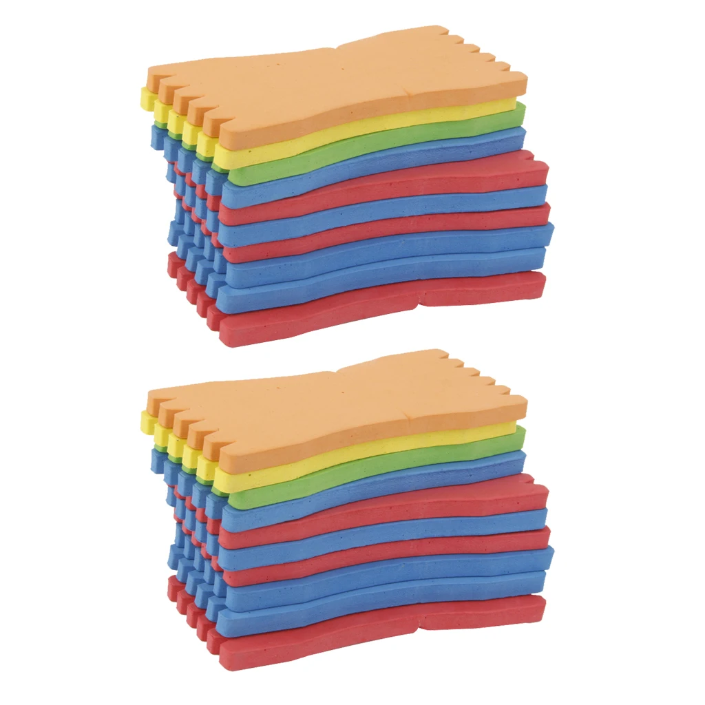 20 Pieces Foam Fish Winding Storage Boards Line Fishing Lure Trace Wire Holder Carp Plates Fishing Tackle Box Accessories