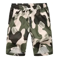 2019 Летние повседневные шорты мужские карго шорты с принтом высокого качества мужские военные камуфляжные короткие брюки Pantalon Homme 5XL