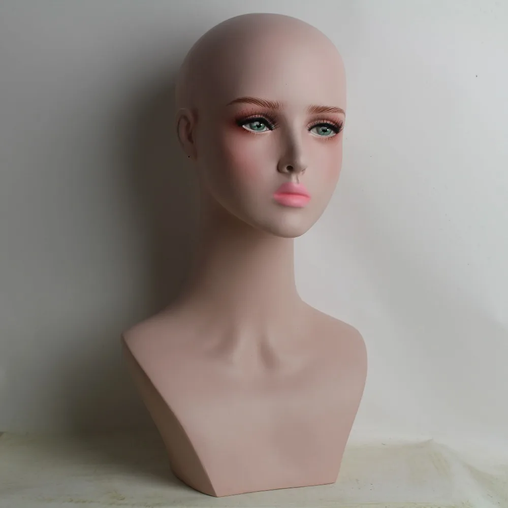 Женский манекен из стеклопластика головка для парика ювелирных изделий и