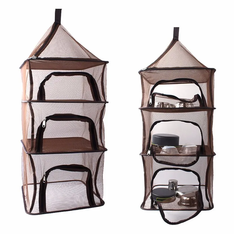 Camping Dry Net  Storage Basket Shelf (1)