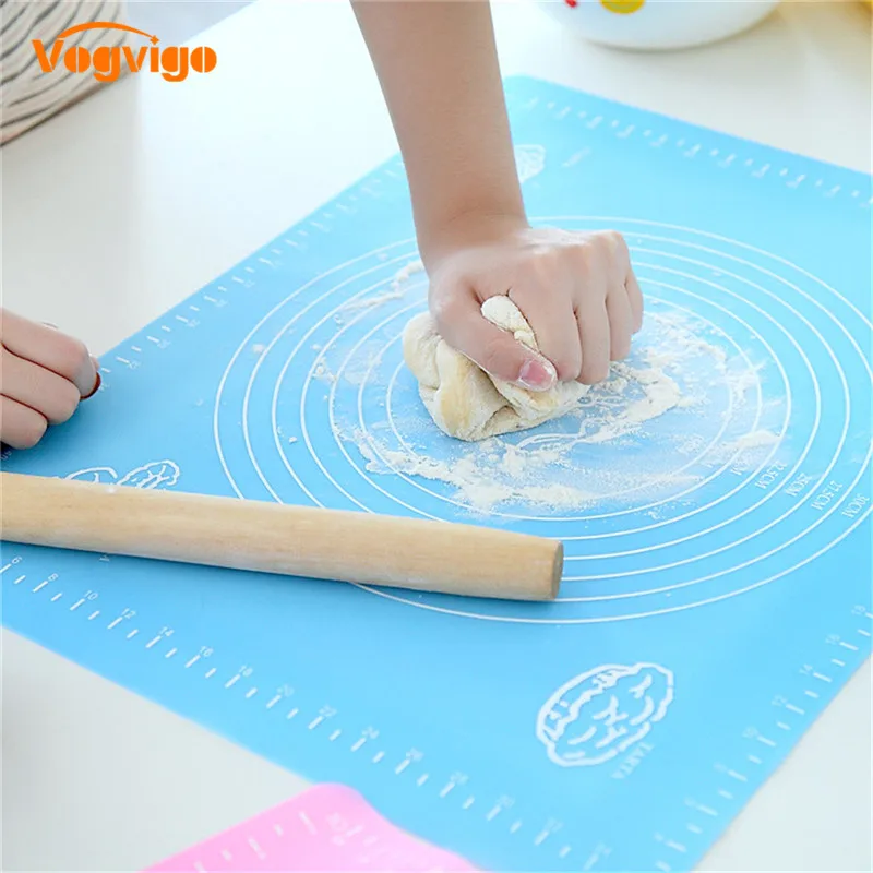 

VOGVIGO 30*40CM Silicone Heat Resistance Mat Baking Sheet Dough Cakes Bakeware Liner Flour Pad Mat Kitchen Cooking Tools