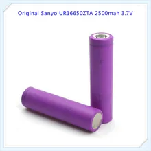 Для Sanyo UR16650ZTA 16650 2500mah 3,7 V литий-ионная аккумуляторная батарея с плоским верхом(1 шт