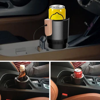 

Car car hot and cold cup portable hot cup drink holder beverage can cooler