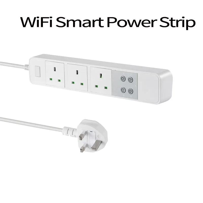 Work with Amazon Echo Alexa WiFi Smart UK Power Strip Surge Protector Smart socket Home Strip for Home ewelink app remote Work with Amazon Echo Alexa WiFi Smart UK Power Strip Surge Protector Smart socket Home Strip for Home ewelink app remote